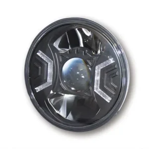 Direkt Vom Hersteller HIGHSIDER pro 7 Zoll Hauptscheinwerfereinsatz Typ 2 LED Schwarz E-geprüft (1Stck)