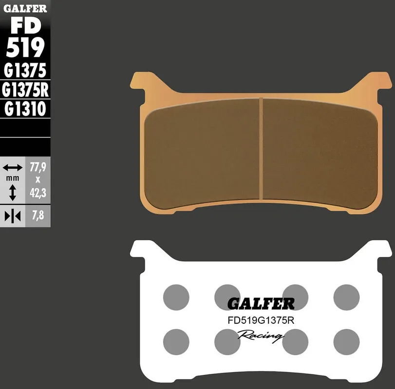 Jetzt Bestellen Galfer Bremsbelag FD519