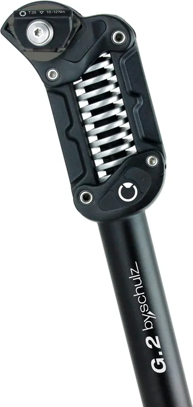 by,schulz Parallelogramm-Federsattelstütze G.2 LT 27,2 mm schwarz medium (60-85 kg) Schneller Versand