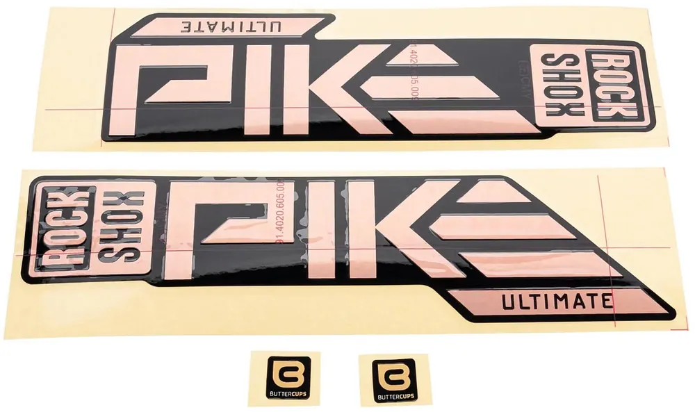 Markenware RockShox Dekor Set copper foil
