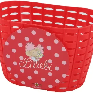 Bestpreis Bike Fashion Kinderkorb Lillebi rot