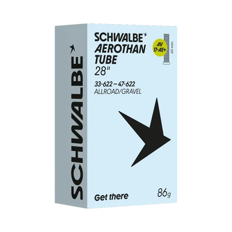 Schwalbe Schlauch Nr. 17 Aerothan 28 Zoll Schraderventil (AV), 40 mm, AE+ Beliebt