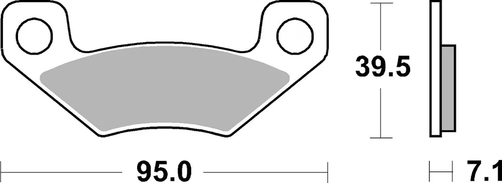 Wochenendangebot SBS Bremsbelag 908RSI Offroad Racing Sinter