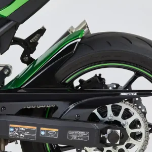 BODYSTYLE Sportsline Hinterradabdeckung ABS Kunststoff schwarz/grau für KAWASAKI Z900 Top-Seller