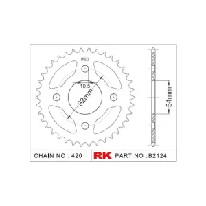 Saisonangebot RK Kettenrad 2124 60 Zähne