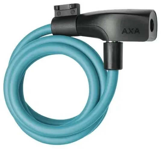 Beliebt Axa Kabelschloss Resolute 8/120 ice blau