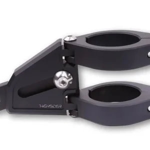 HIGHSIDER pro Extend Lampenhalter Schwarz Set, CNC, Aluminium, Für Ø 42-43 mm, Längenverstellbar Billig