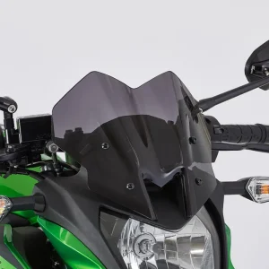 Sonderaktion ERMAX Naked-Bike-Scheibe Acrylic durchsichtig Schwarz getönt für KAWASAKI Z125