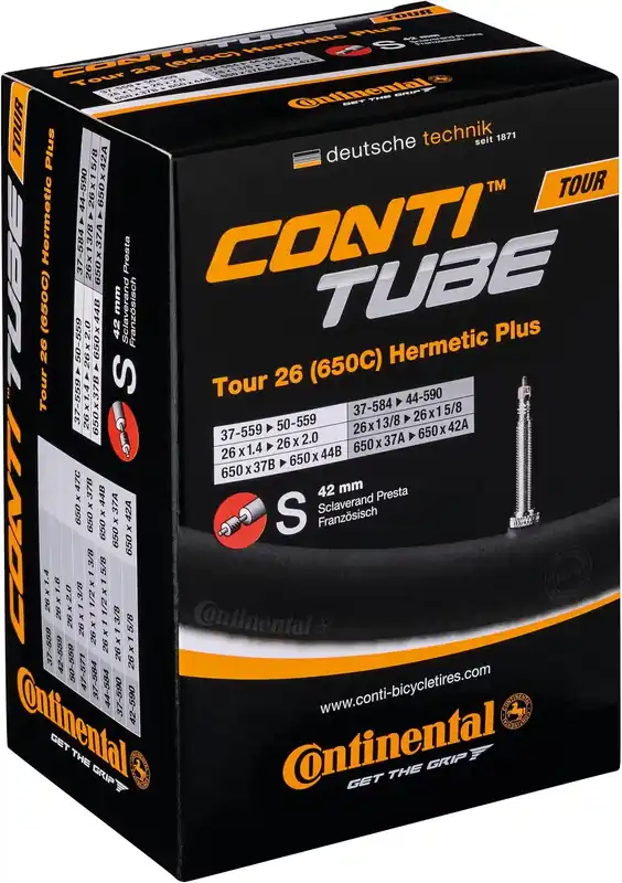 Continental Schlauch Tour Hermetic Plus 26 Zoll Sclaverandventil Neu