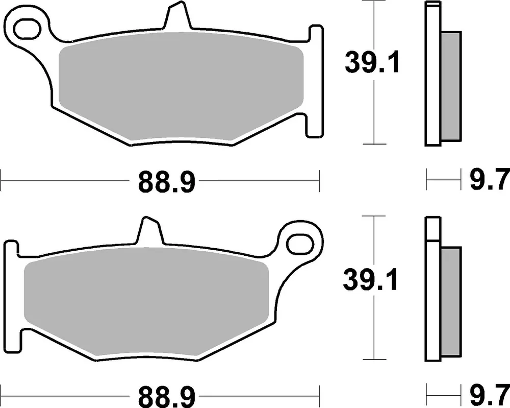 SBS Bremsbelag 833RQ Road Racing Carbon Tech Neue Kollektion