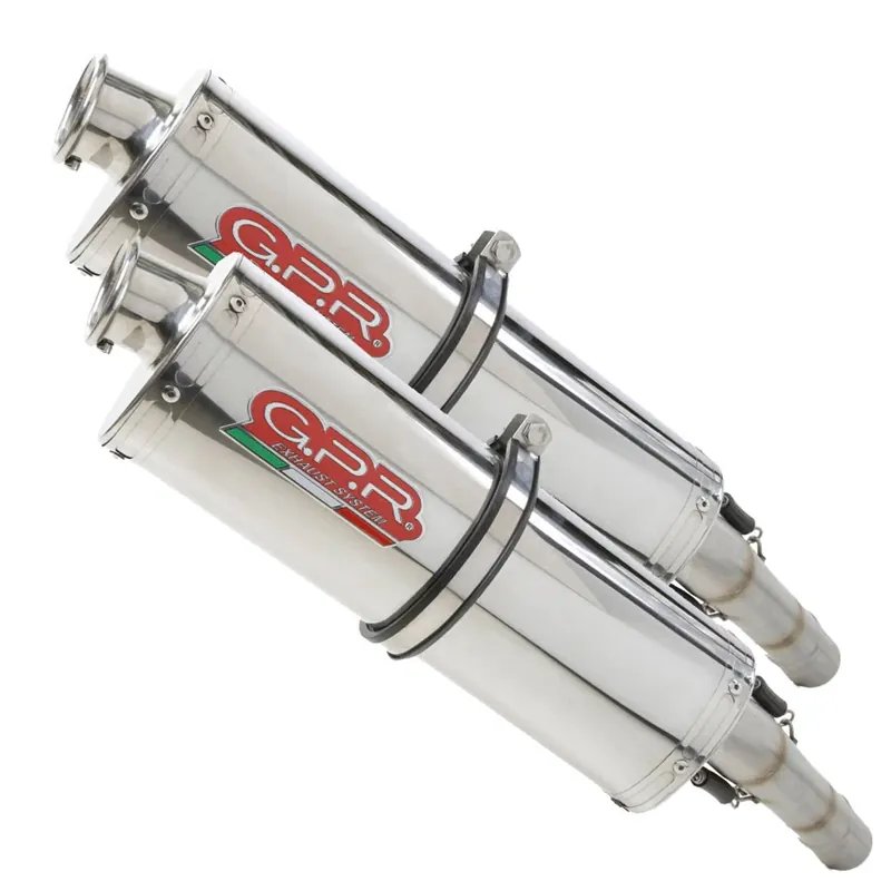 Neuheit GPR Endschalldämpfer Suzuki Gsx 1400 2001/07 Pair EC-Approv. slip-on exhaust Trioval