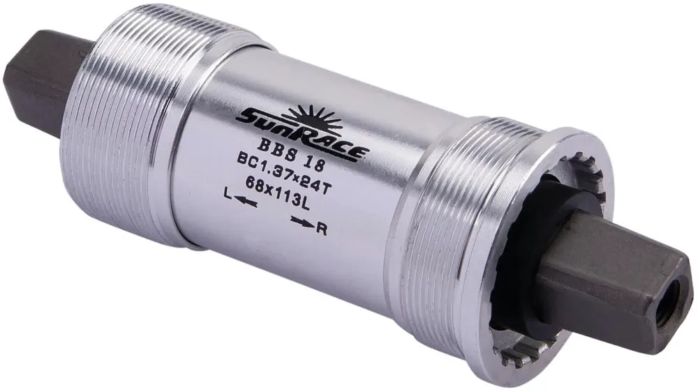 Sunrace Innenlager BBS18/BBS19 118 mm silber Nur Für Kurze Zeit
