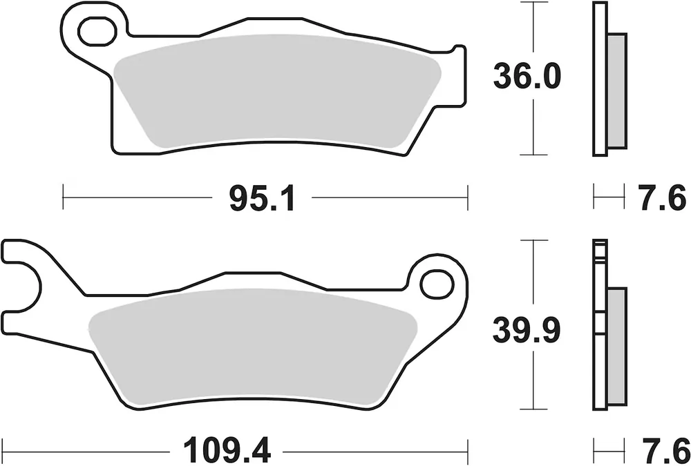 SBS Bremsbelag 910SI Offroad Sinter Mega-Angebot