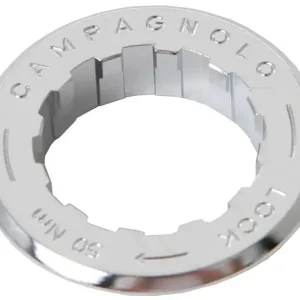 Markenware Campagnolo Verschlussring Lockring 10-fach 11 Zähne silber