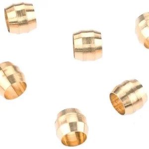 Abverkauf CONTEC Leitungsanschluss Disc Stop Shimano gold Klemmring (Olive), Set à, 10 Stück