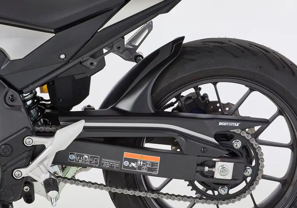 Abverkauf BODYSTYLE Sportsline Hinterradabdeckung ABS Kunststoff orange für HONDA CB500F