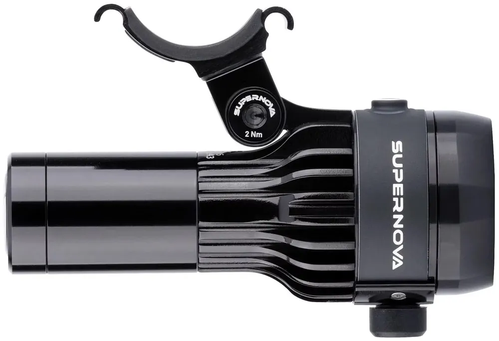 Bestseller Supernova Scheinwerfer Airstream 2 schwarz Upside Down Version, inkl. Lenkerhalter