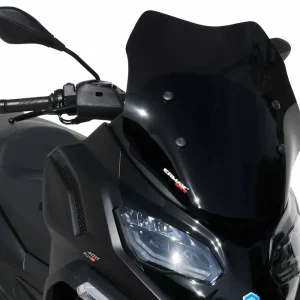 ERMAX Scooterscheibe Sport Acrylic durchsichtig Schwarz getönt für PIAGGIO MP3 400 Exclusive; MP3 530 Exclusive Jetzt Kaufen
