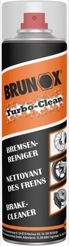 Solange Der Vorrat Reicht Brunox Bremsenreiniger Turbo-Clean 500 ml schwarz/orange