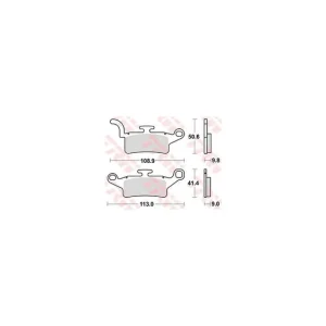 Neue Kollektion TRW Bremsbelag MCB 835 mit Zulassung