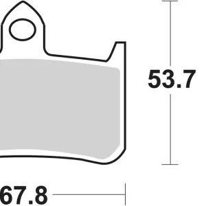 Top-Angebot SBS Bremsbelag 622HF Street Ceramic