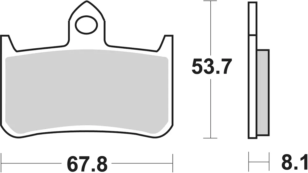 Top-Angebot SBS Bremsbelag 622HF Street Ceramic