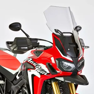 ERMAX Windschutzscheibe Acrylic durchsichtig Grau getönt für HONDA CRF1000L Africa Twin; CRF1000L Africa Twin Adventure Sports Nur Heute