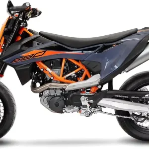 LeoVince SLIP-ON Edelstahl SBK LV ONE EVO für KTM 690 SMC R / ENDURO / GAS GAS ES/SM 700 mit Katalysator Saisonangebot