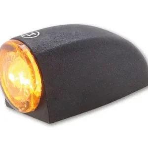 HIGHSIDER pro Proton Three LED Blinker Gehäuse Schwarz / Linse Rauchgrau (Paar), Vorn & Hinten Beliebt