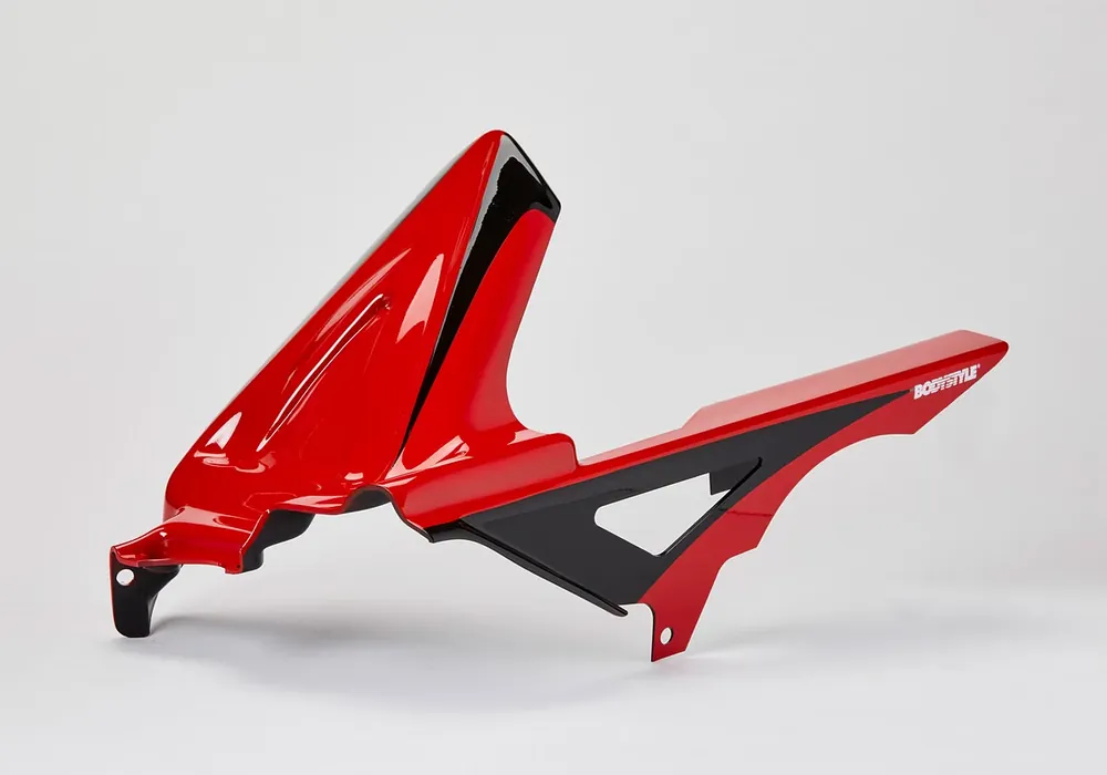 BODYSTYLE Sportsline Hinterradabdeckung ABS Kunststoff rot/schwarz für HONDA CB1000R Wochenendangebot