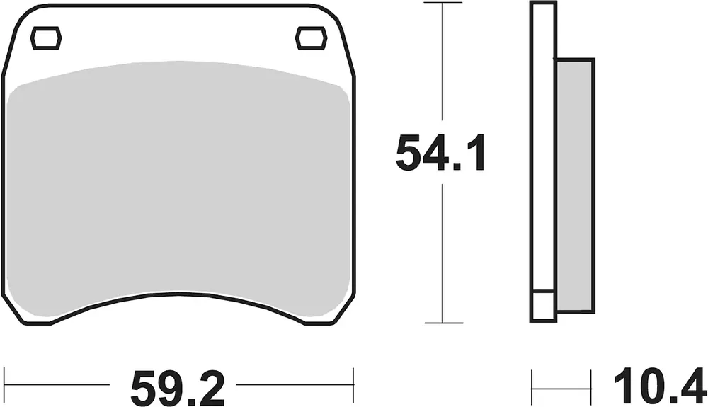 SBS Bremsbelag 523HF Street Ceramic Sonderaktion