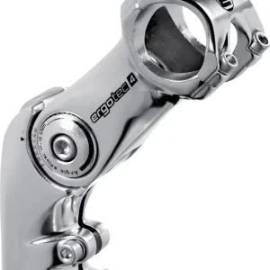 ergotec Vorbau Octopus Ahead 50 110 mm silber 31,8 mm Lenkerklemmung, verstellbar 0° bis 60° Direkt Vom Hersteller