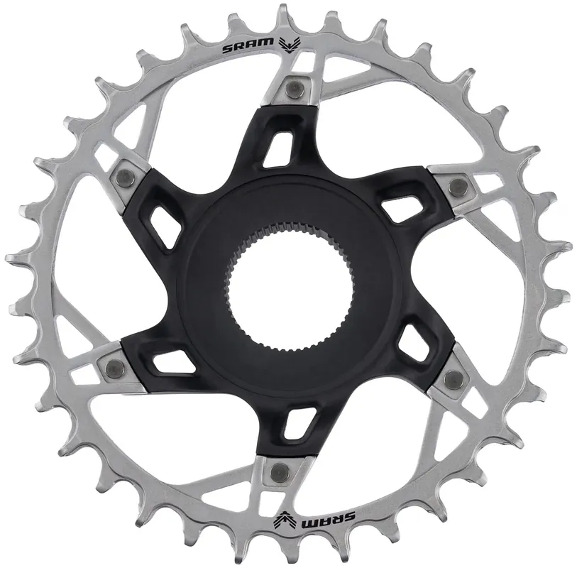 Bestpreis SRAM Kettenblatt XX Eagle Transmission E-MTB 34 Zähne silber, schwarz
