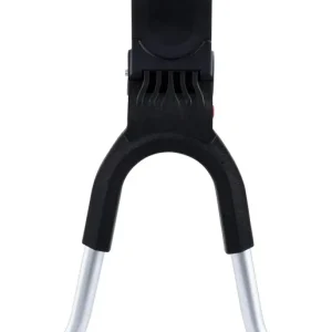 Expressversand Hebie Zweibeinständer Lite Rex schwarz/silber Überlänge, max. Tretlagerhöhe 32 cm