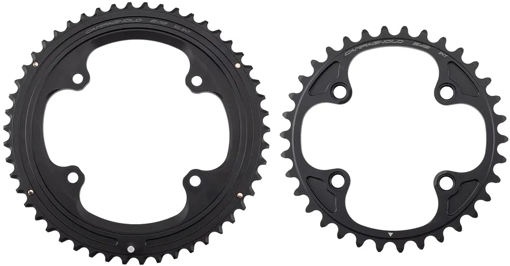 Campagnolo Kettenblatt Super Record WRL 50/34 Zähne schwarz Echt