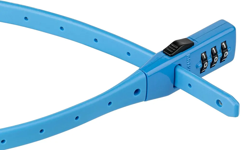 KRYPTONITE Zahlen-Kabelschloss Click Lock blau Geprüft
