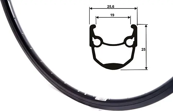 Günstig Ryde Felge Andra 10 26 Zoll 36 Loch schwarz