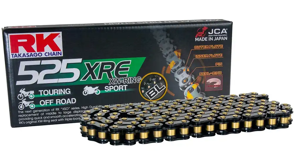 RK Kette BL525XRE Black Scale 130 Glieder Sonderaktion