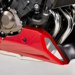 Begrenztes Angebot BODYSTYLE Sportsline Bugspoiler ABS Kunststoff grau/rot für YAMAHA MT-09 / SP