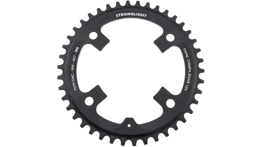 Schneller Versand Stronglight Kettenblatt CT2 42 Zähne schwarz
