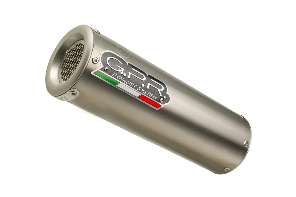 GPR Endschalldämpfer Ducati Hyperstrada 821 2013/16 EC-Approv. slip-on exhaust M3 Titanium Natura Highlight