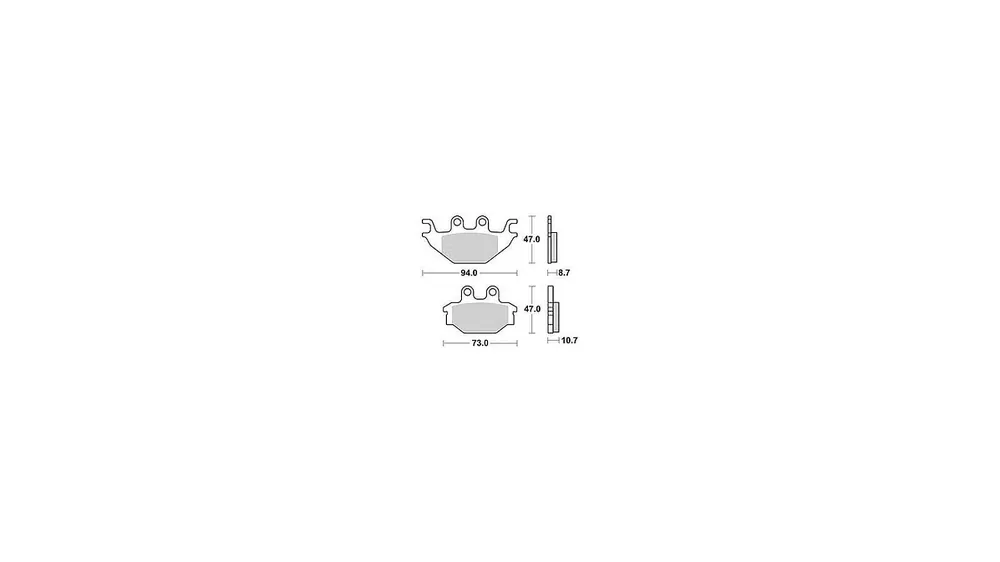 TRW Bremsbelag MCB 760 mit Zulassung Saisonangebot