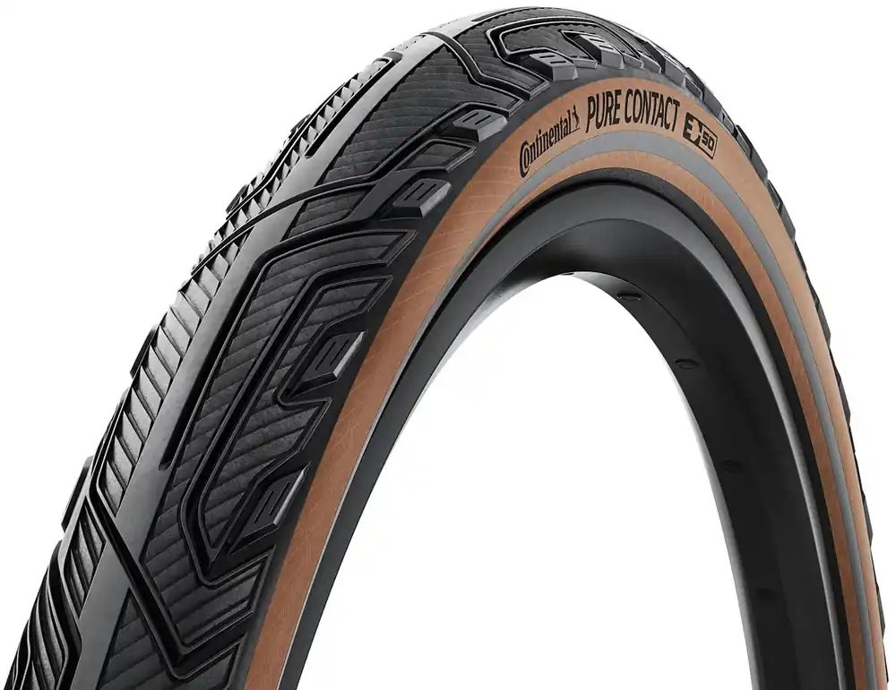 Continental Pure Contact Reifen 28 × 2,20" schwarz,braun Ausverkauf