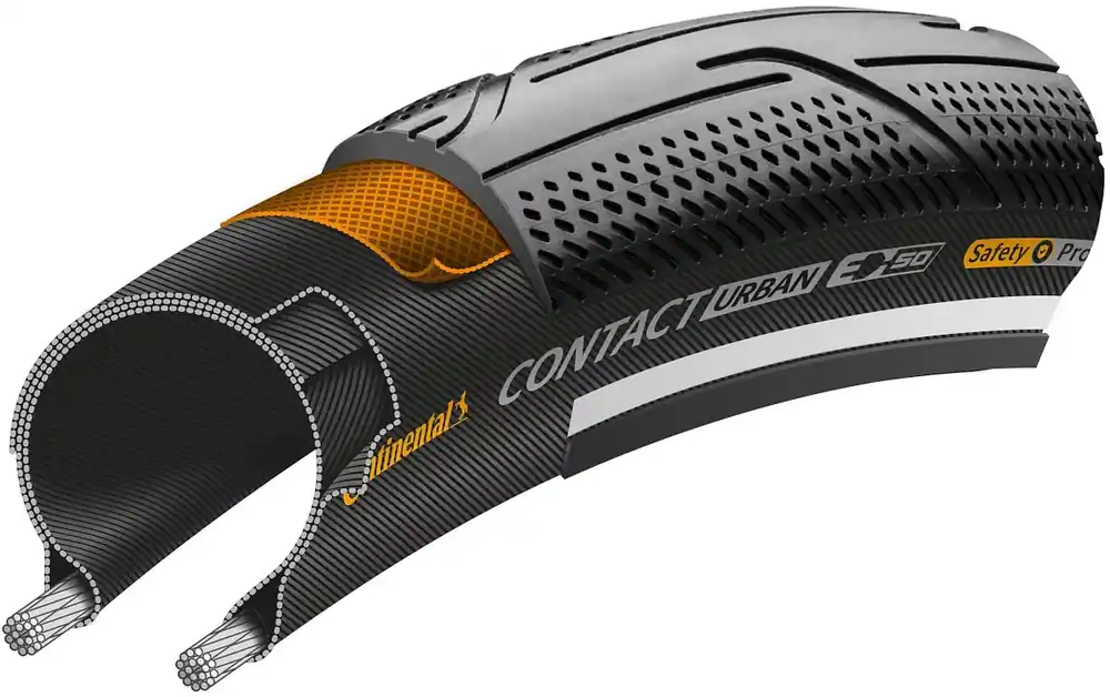 Continental Contact Urban Reifen 28 × 1,35" schwarz Preisreduziert