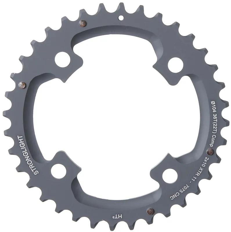 Preisknaller Stronglight Kettenblatt HT3 36 Zähne schwarz außen