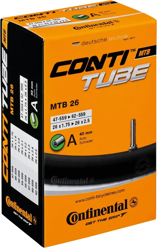 Continental Schlauch MTB 26 Zoll schwarz Markenware