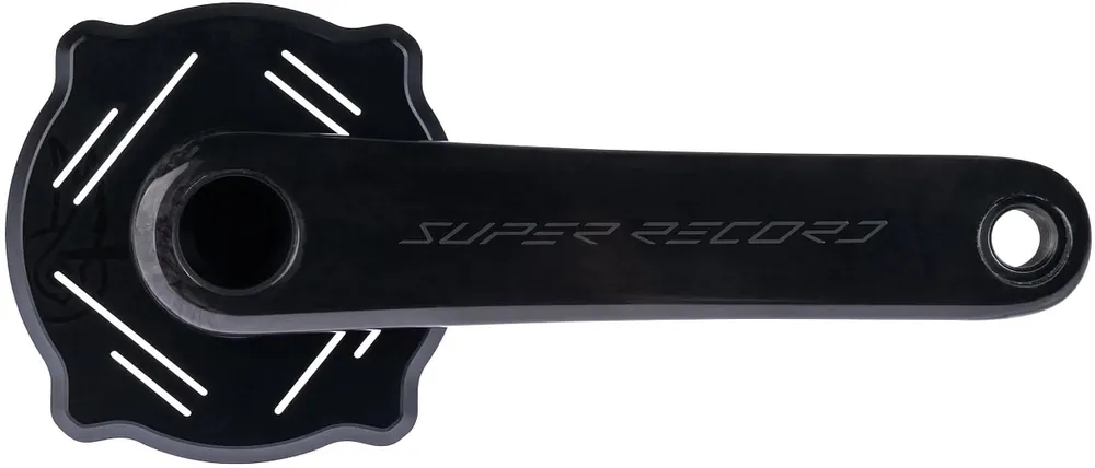 Preisreduziert Campagnolo Kurbelsatz Super Record WRL 13S 175 mm schwarz