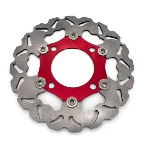 Schwimmende Bremsscheibe 220 mm (4-Loch, rot) Preis Gesenkt