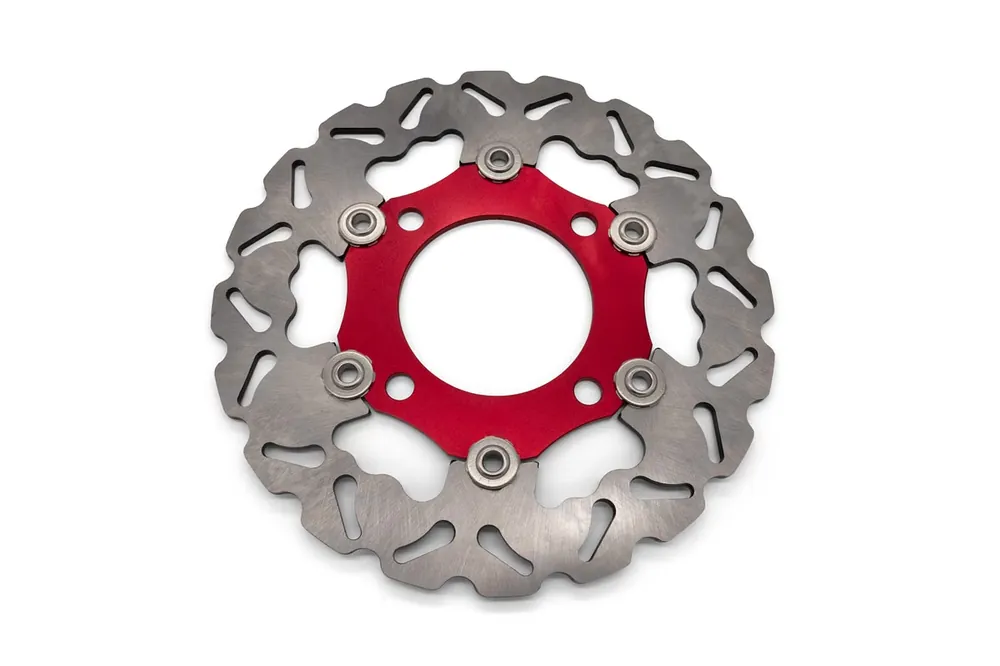 Schwimmende Bremsscheibe 220 mm (4-Loch, rot) Preis Gesenkt