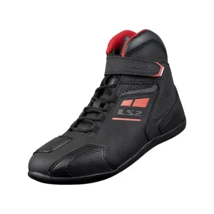 LS2 Stiefel Garra Man Black-Red Gr. 45 Garantierte Lieferung